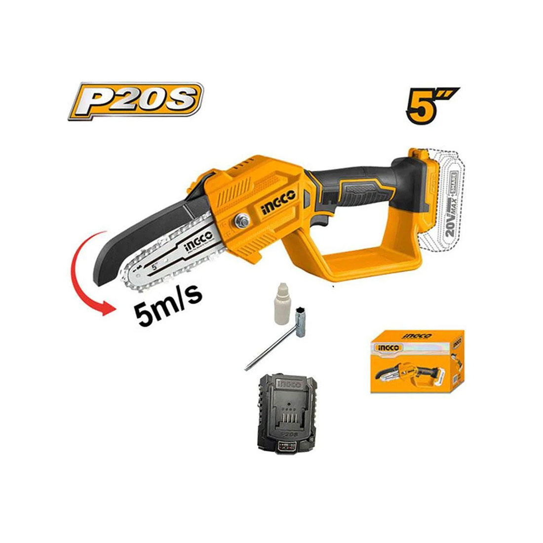 UN18025 Aku motorna pila 20V 2.0Ah CGSLI20581