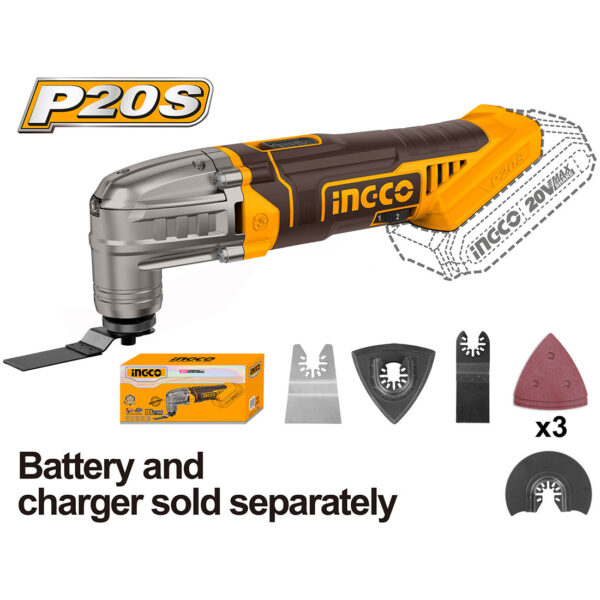 UN18023 Aku multi-alat - CMLI2022 20V INGCO (bez bat.)
