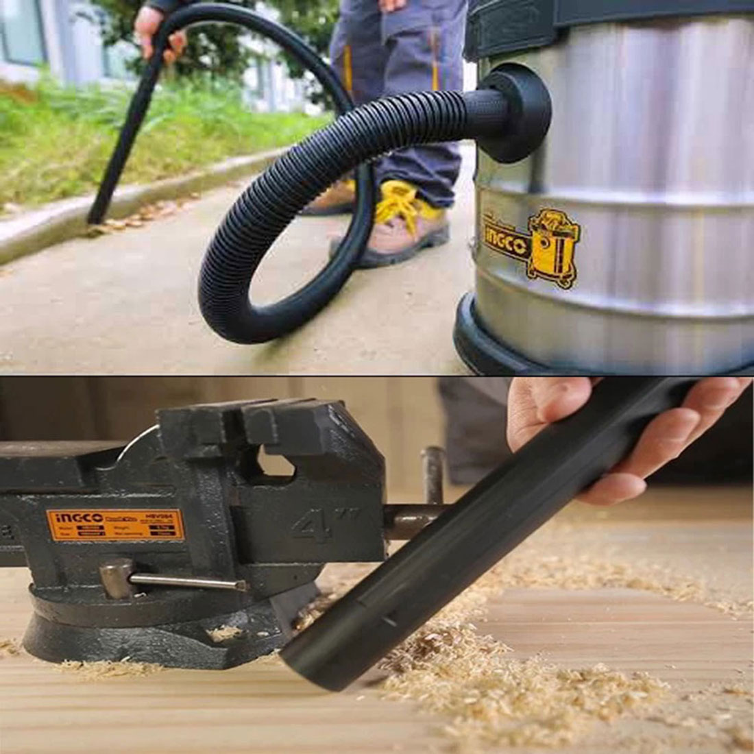 UN17762* Aku usisavač 20V/20L/8kPa CVLI2005E INGCO (bez bat)