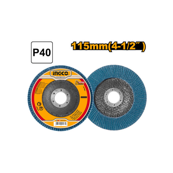 UN17768 Brusna ploča lamelasta 115x22 P40 FDZ1151 INGCO