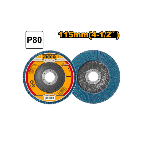 UN17774 Brusna ploča lamelasta 115x22 P80 FDZ1153 INGCO