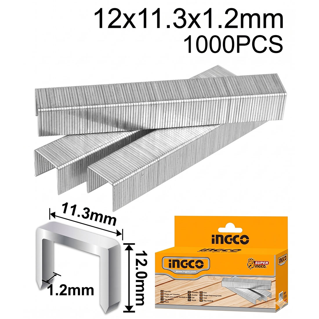UN18059 Spajalica za klamericu 12x1.2mm STS0212