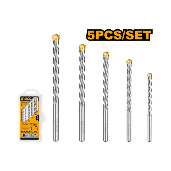 UN17531 Svrdlo za beton 5kom set - AKDB3055 INGCO