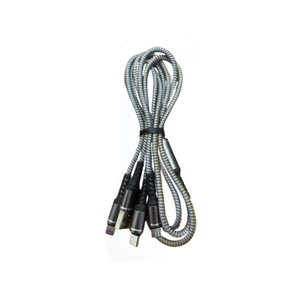 UN17959 Kabel USB B(M) 3in1 iPh/C/mikro USB B (M) 5V 3A fast charging