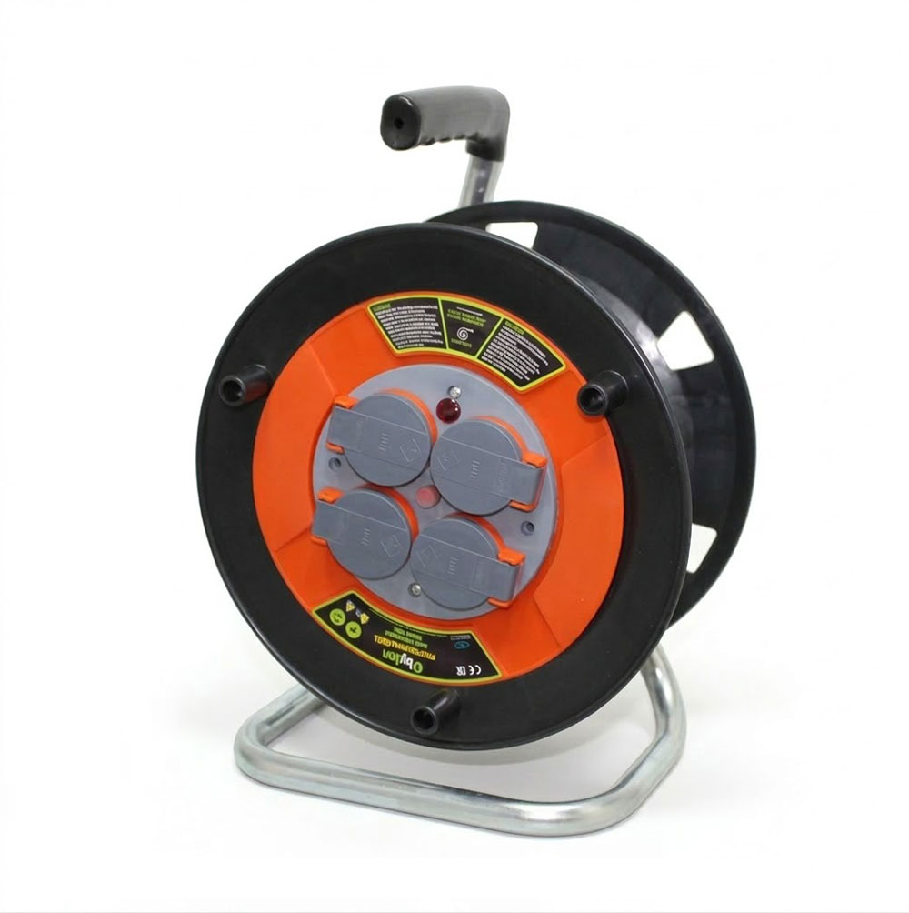 UN17703 Kabelska motalica prazna IP44 proffy line sa 4 šuko utičnice