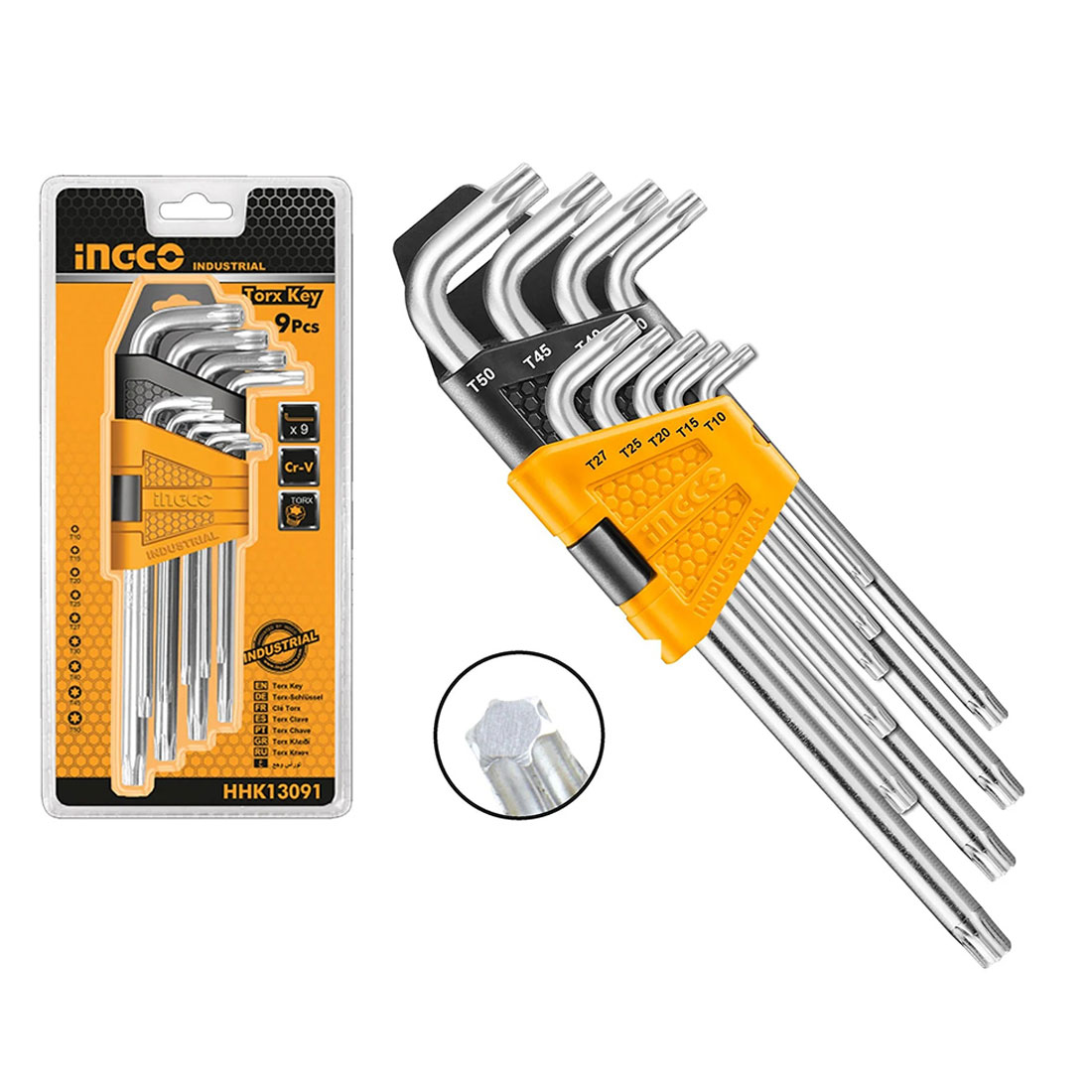 UN17644 Ključ torx 9kom set HHK13091 INGCO