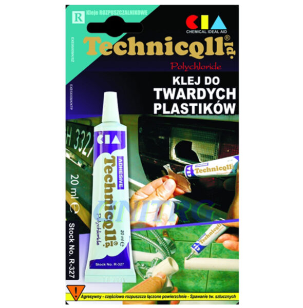 UN16320 Technicqll R-327 Ljepilo za tvrdu plastiku  20ml