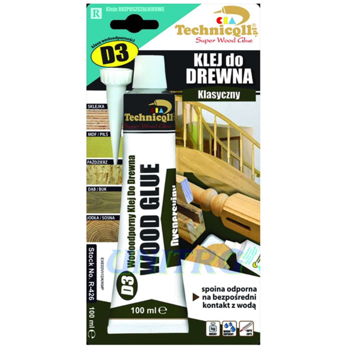 UN16335 Technicqll R-426  Ljepilo za drvo D3 100ml