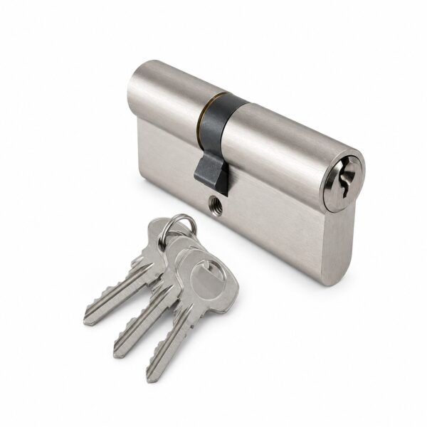 UN16940 Cilindar LC01 30/30 chrome, sa 3 ključa