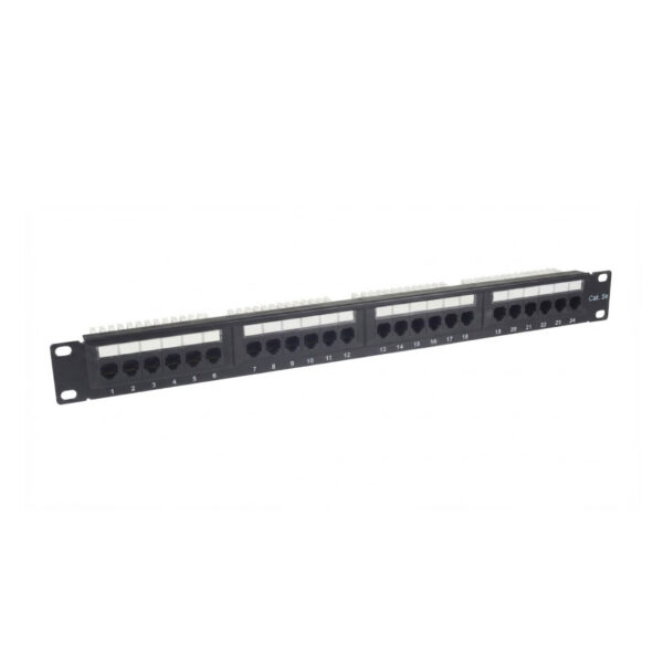 UN10206 Patch panel 24port 1U 19" Cat5e UTP