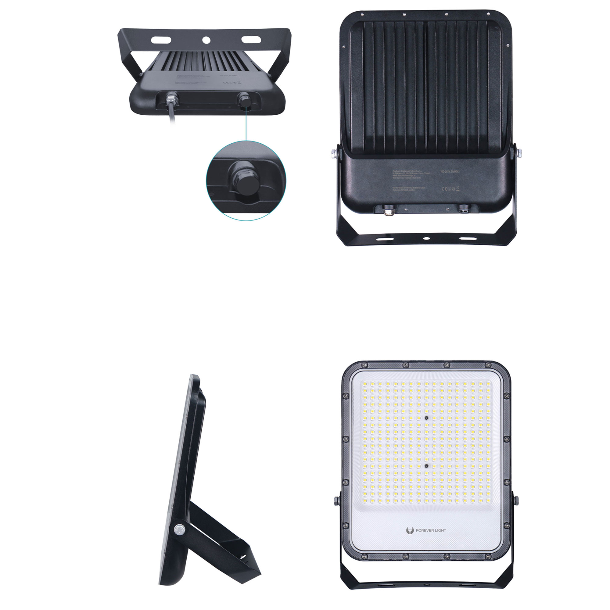 UN18237 Reflektor LED SMD 300W 6500K IP65 Proxim+