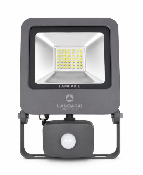 UN17392 Reflektor LED SMD sensor 30W 6400K IP65 Lambario