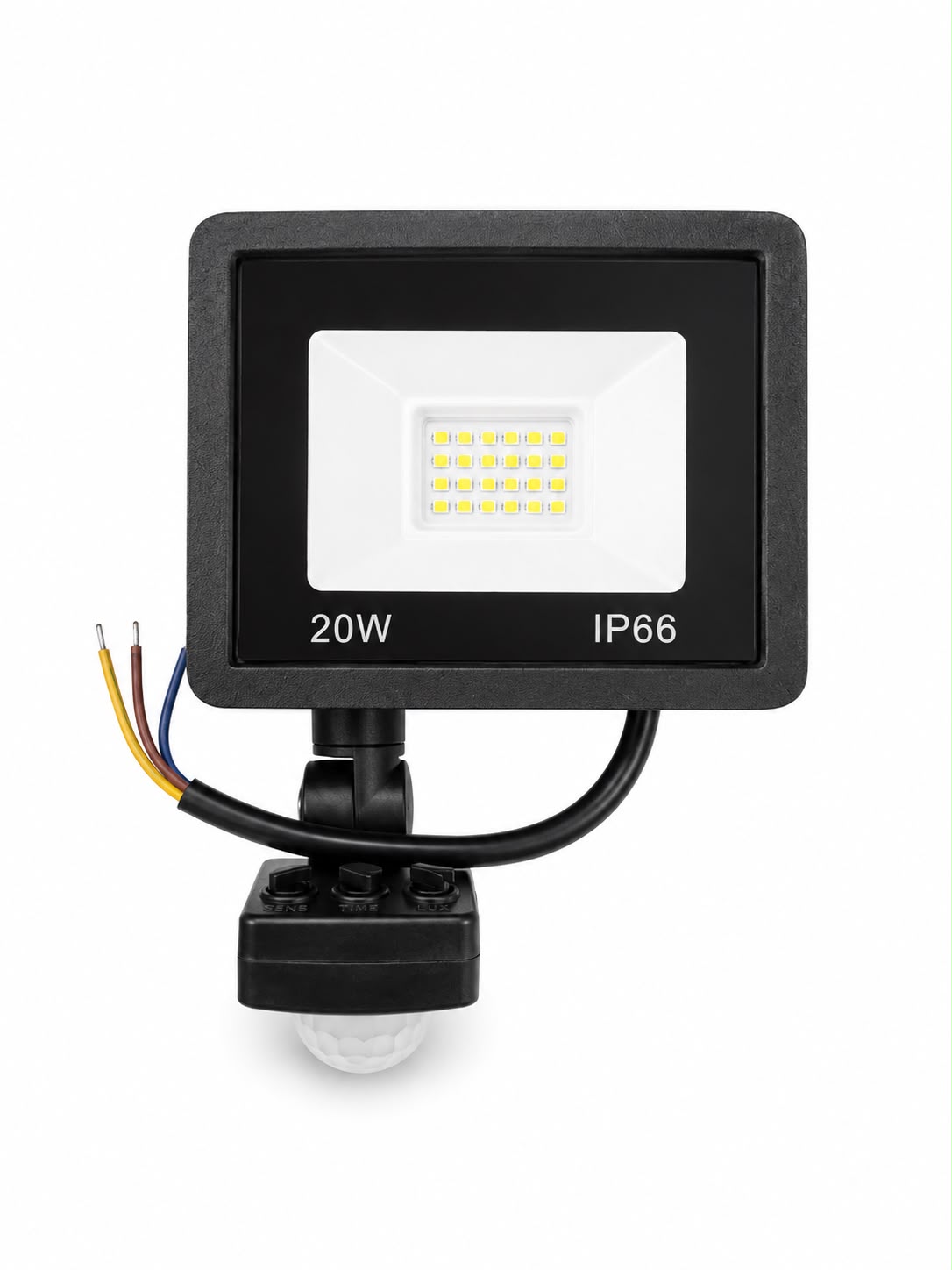 UN17034 Reflektor LED SMD sensor 20W 6500K IP65