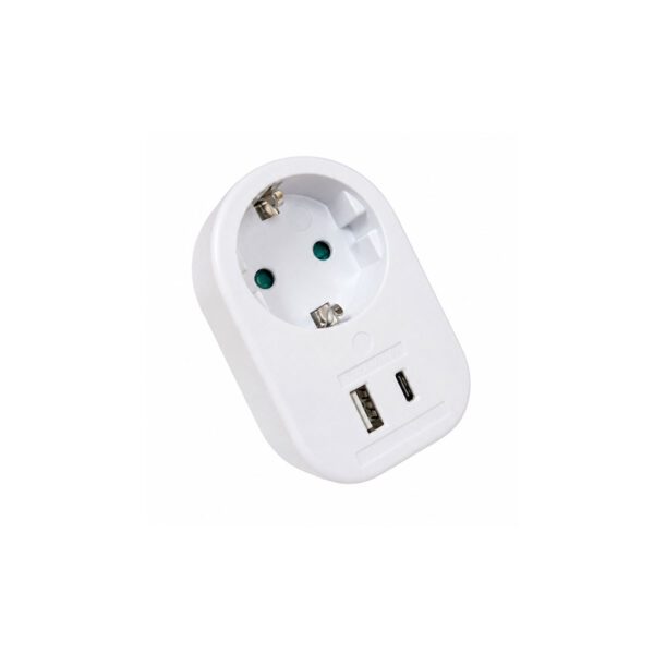 Utikač šuko USB A/C GA01/01UC