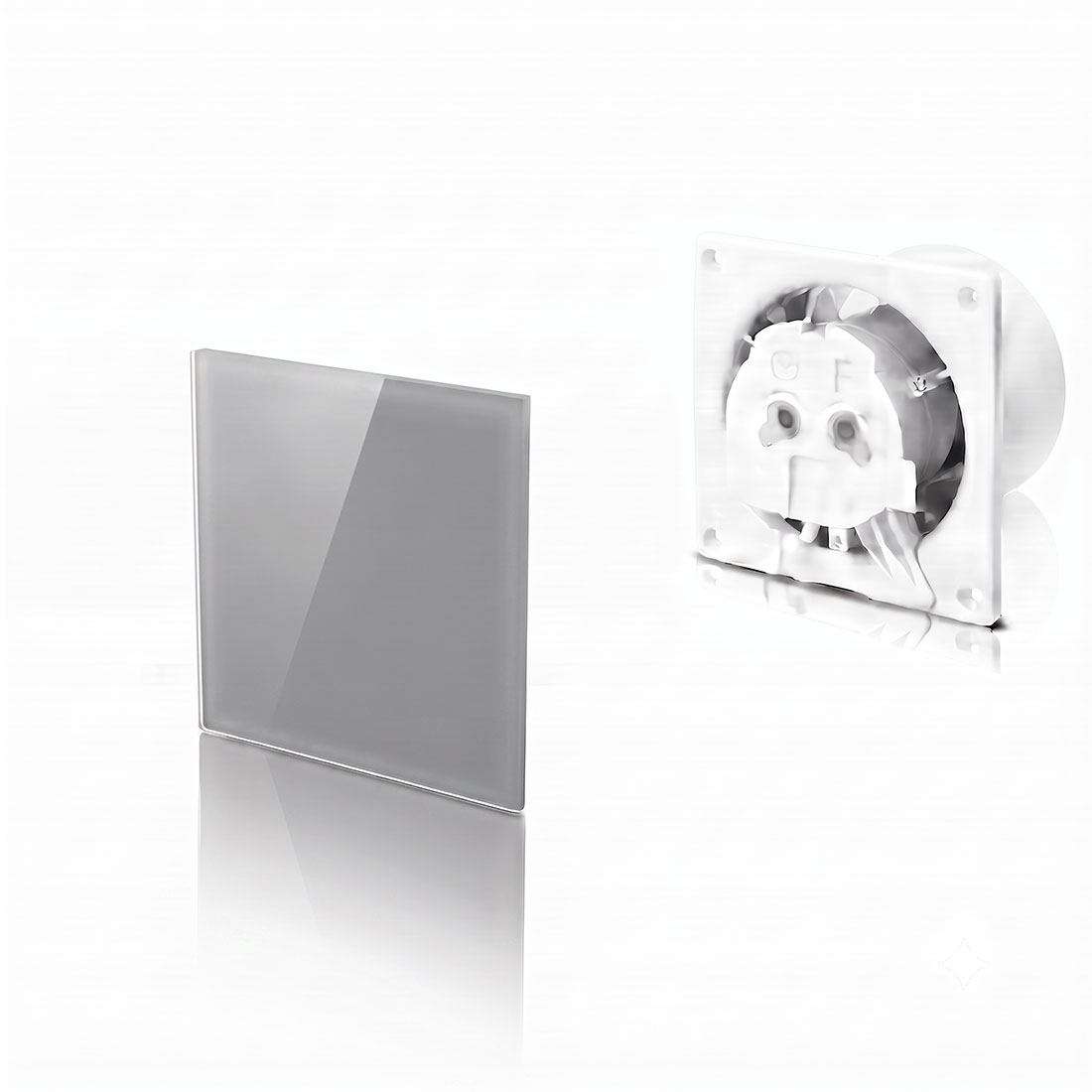 UN17288 Ventilator panel dRim 100 sivi