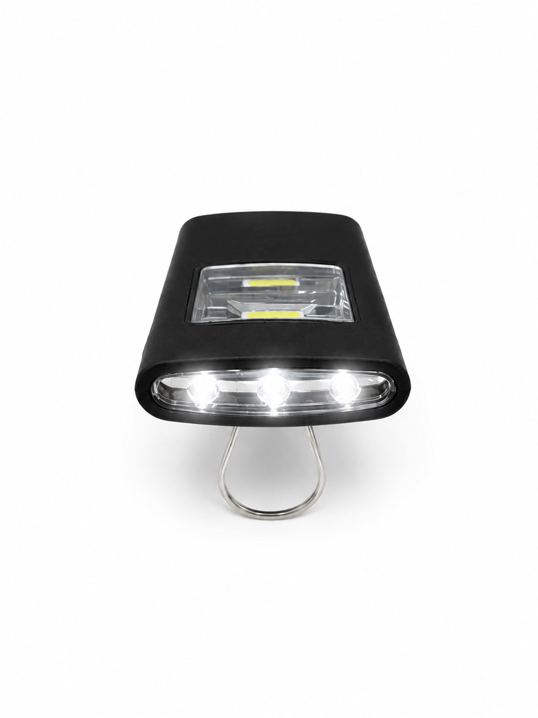 UN17983 Baterijska svjetiljka 3LED/COB crna