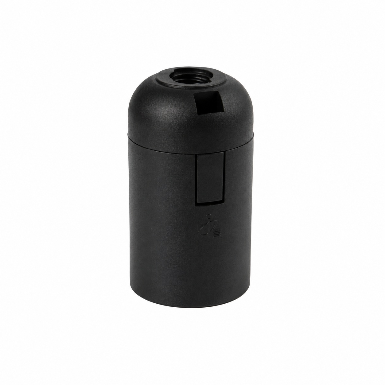UN15739 Grlo E27 crno push-in