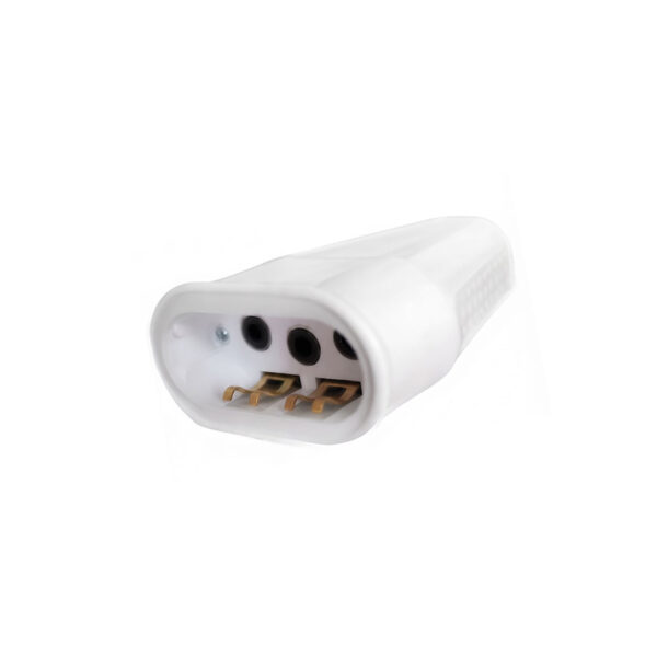 Utičnica 3 fazna bijela za kabel