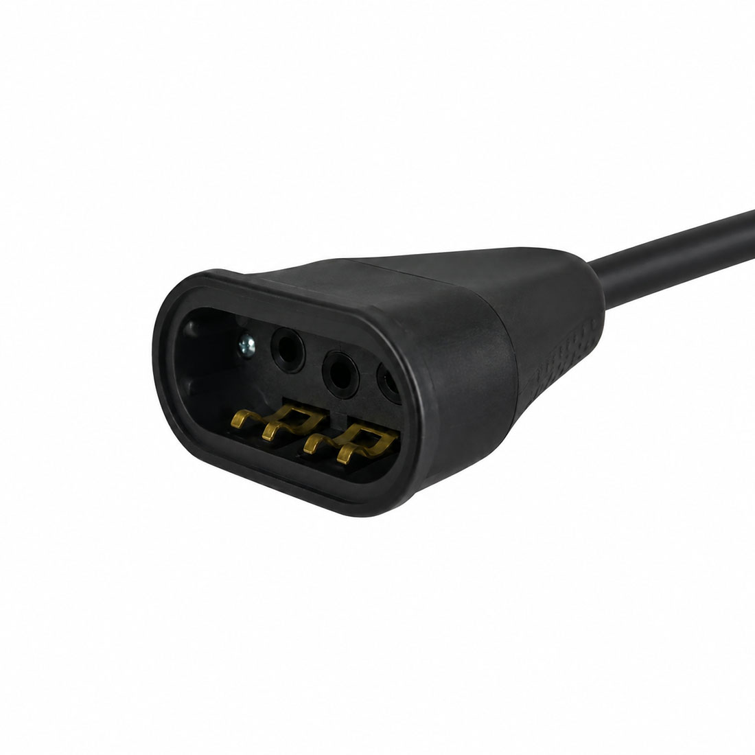UN18089 Utičnica 3 fazna crna za kabel