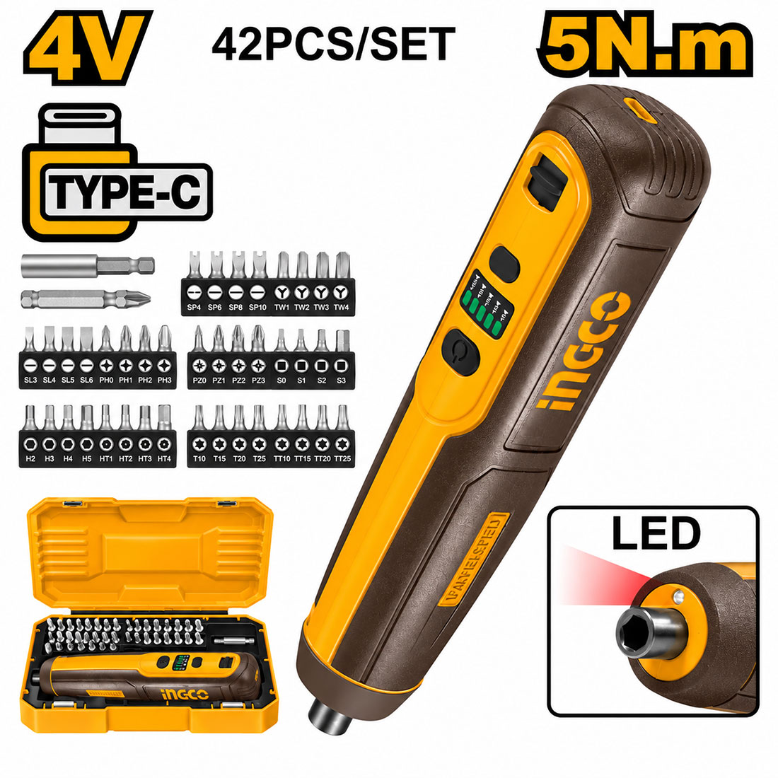 UN18339 Aku odvijač USB 4V CSDLI04062