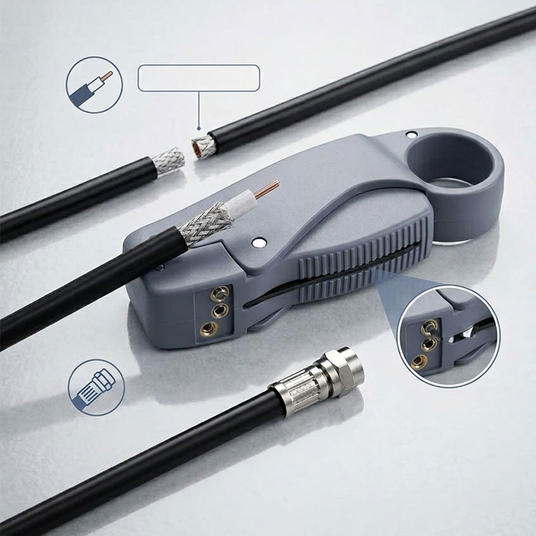 UN12184 Alat rotary coax RG58/59