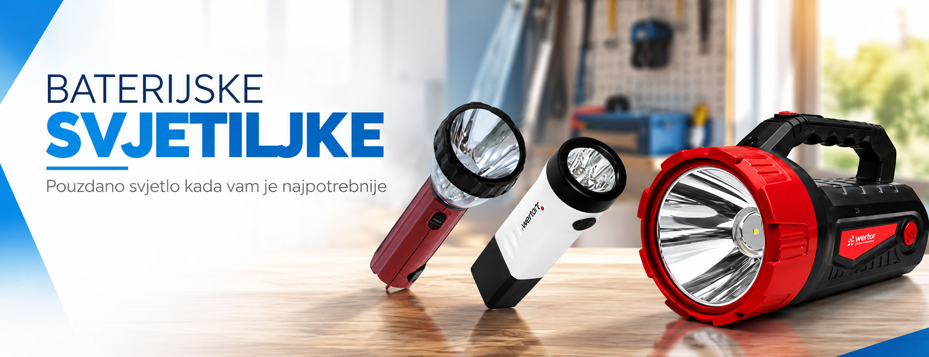 Baterijske svjetiljke – LED, ručne i naglavne svjetiljke