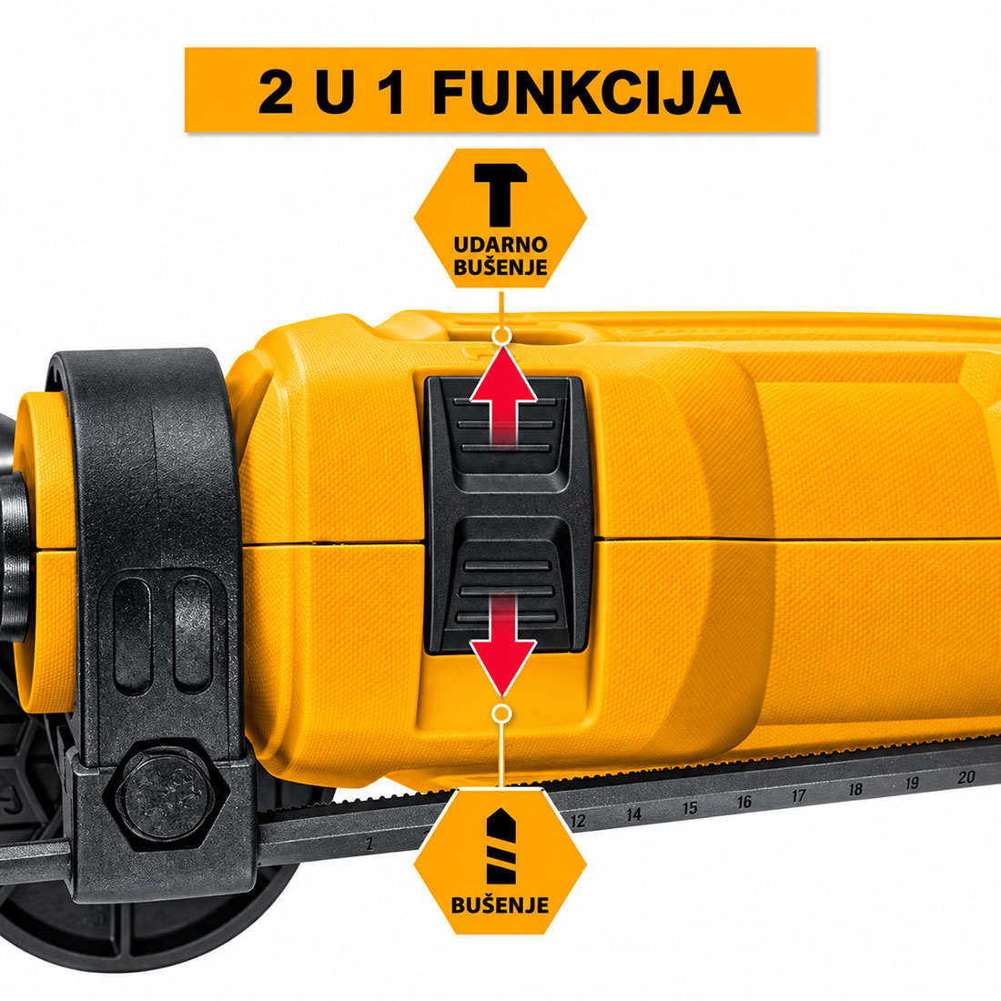 UN18030 Električna udarna bušilica 680W ID6808E
