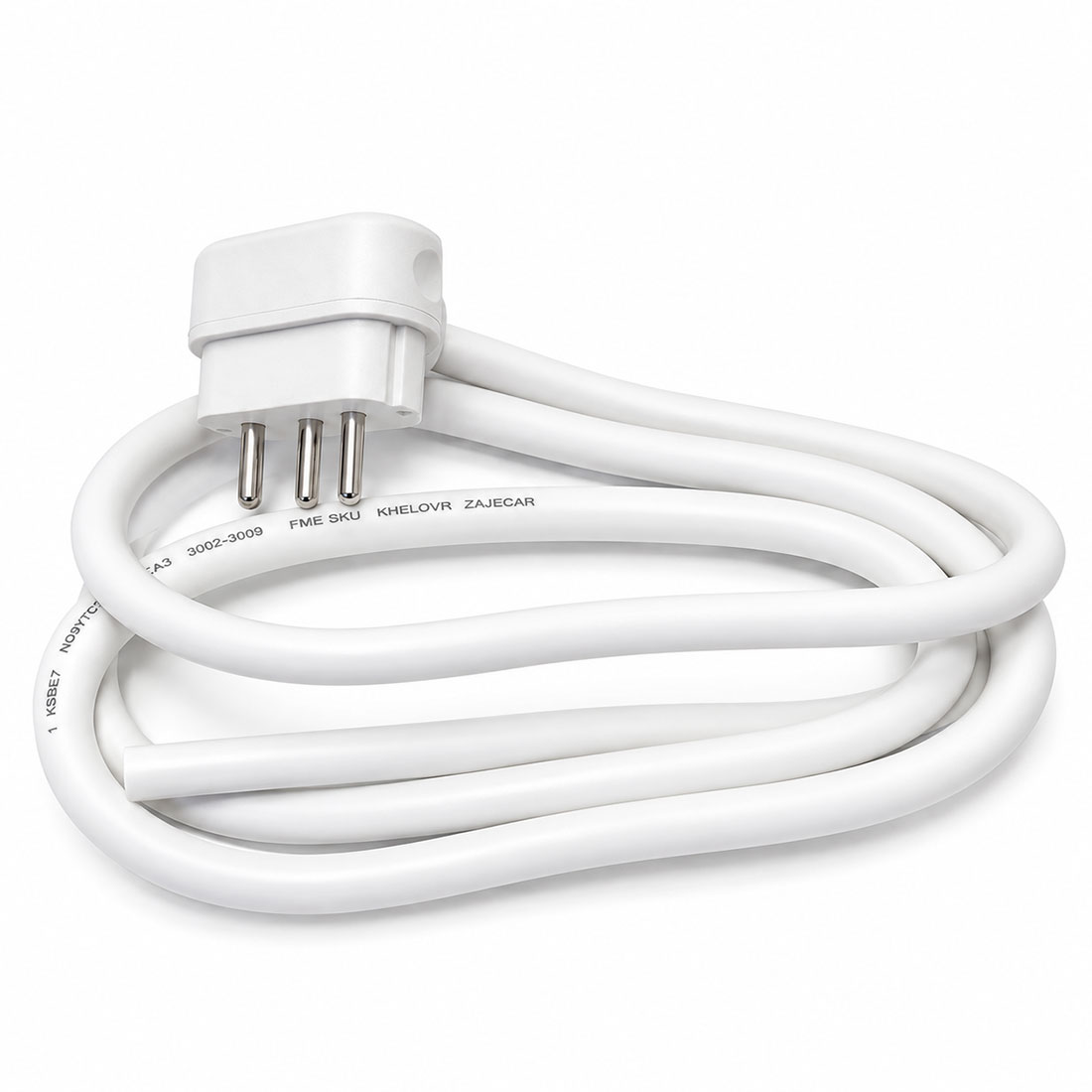 UN18232 Kabel priključni PP/J 5x2,5mm2 2met bijeli L utikač