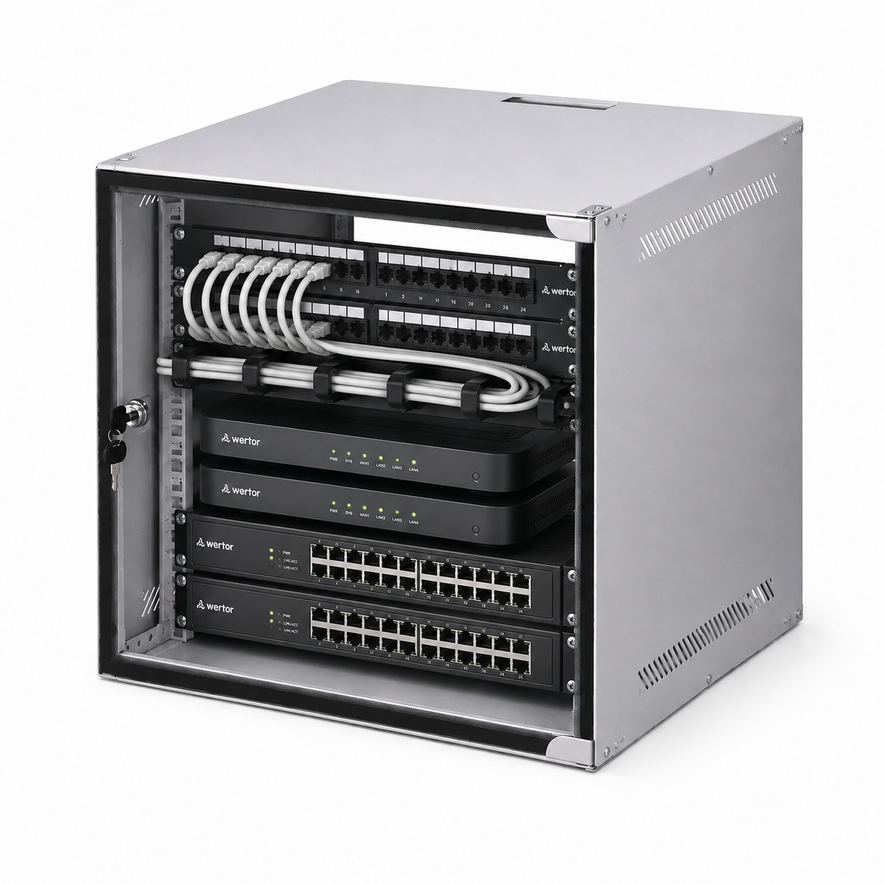 UN18183 Ormar zidni komunikacijski WS 10'' SOHO PAK 6U 280x200x330