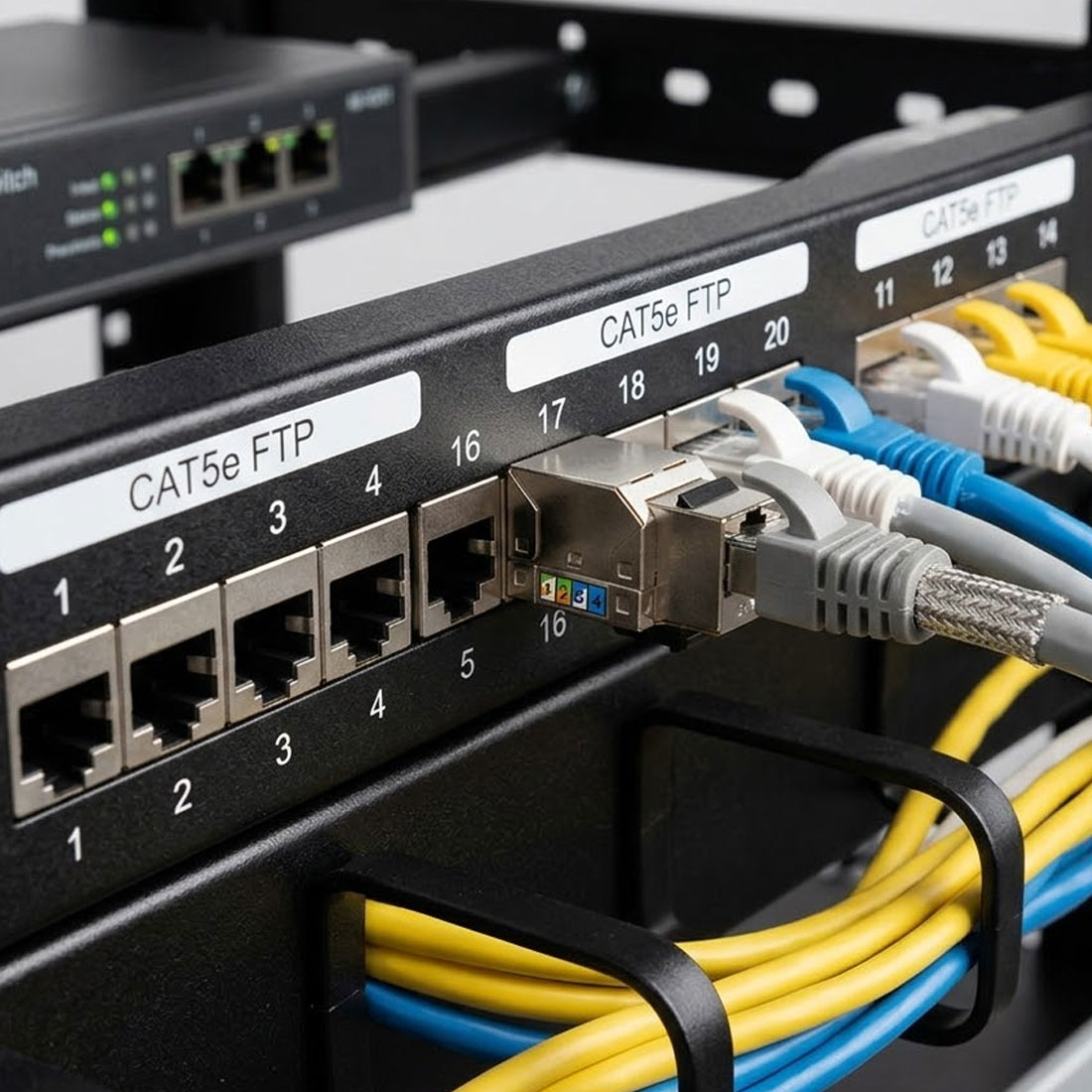UN10481 Modul keyston RJ45 Cat5e shilded