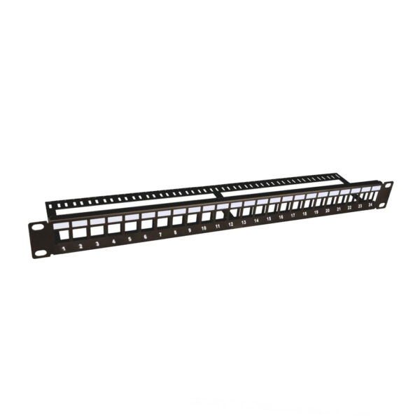 Patch panel okvir 24-port 1U 19" za Keystone module