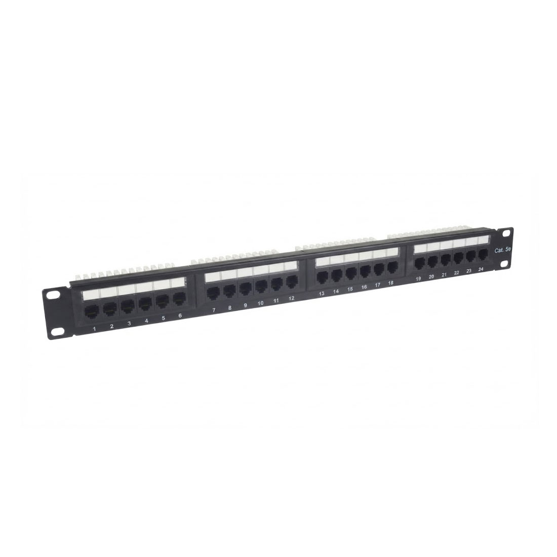 UN10206 Patch panel 24port 1U 19" Cat5e UTP