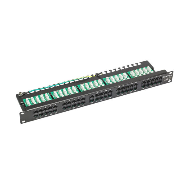 Patch panel Voice RJ45 50-port