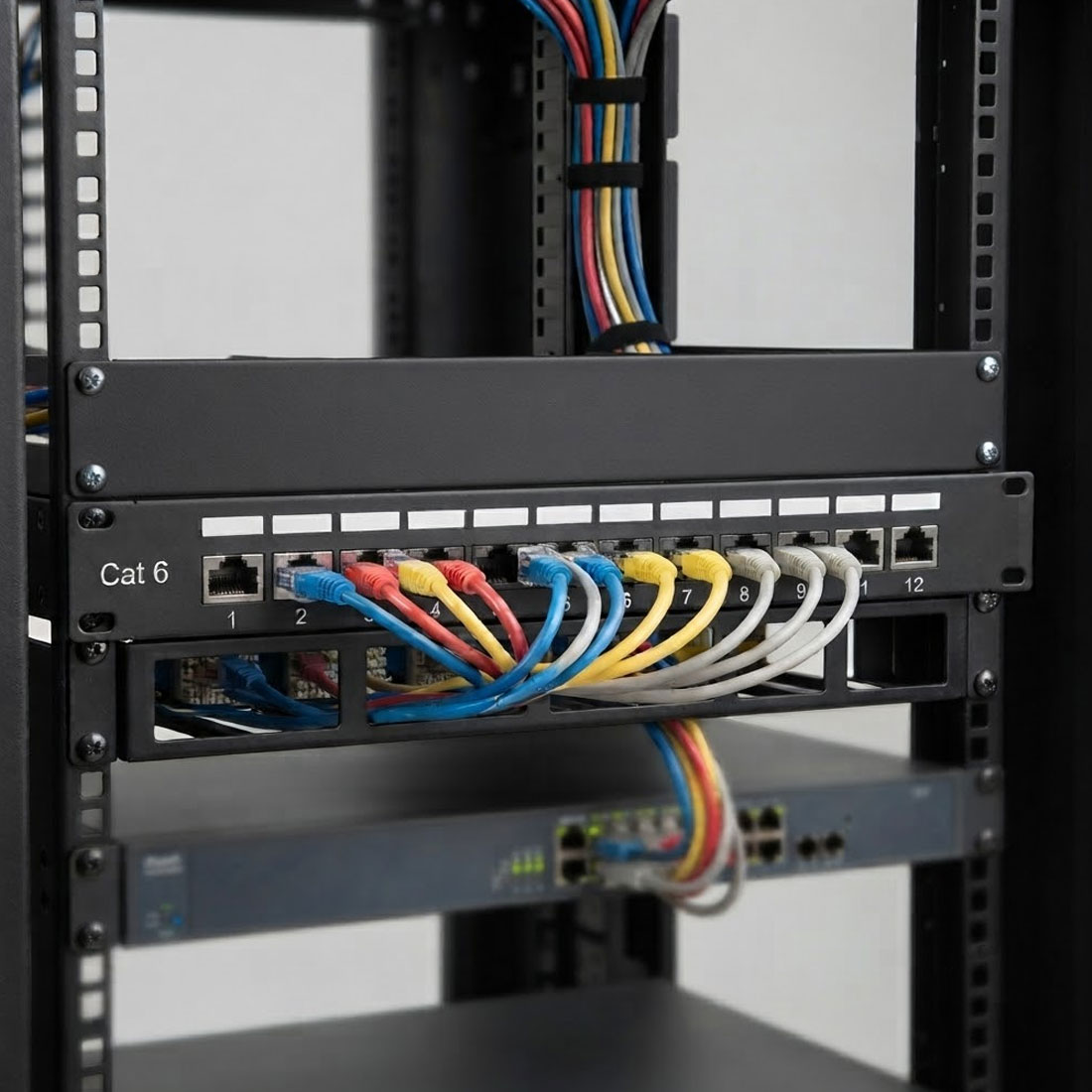 UN15589 Patch panel 12port 1U 10'' FTP Cat6
