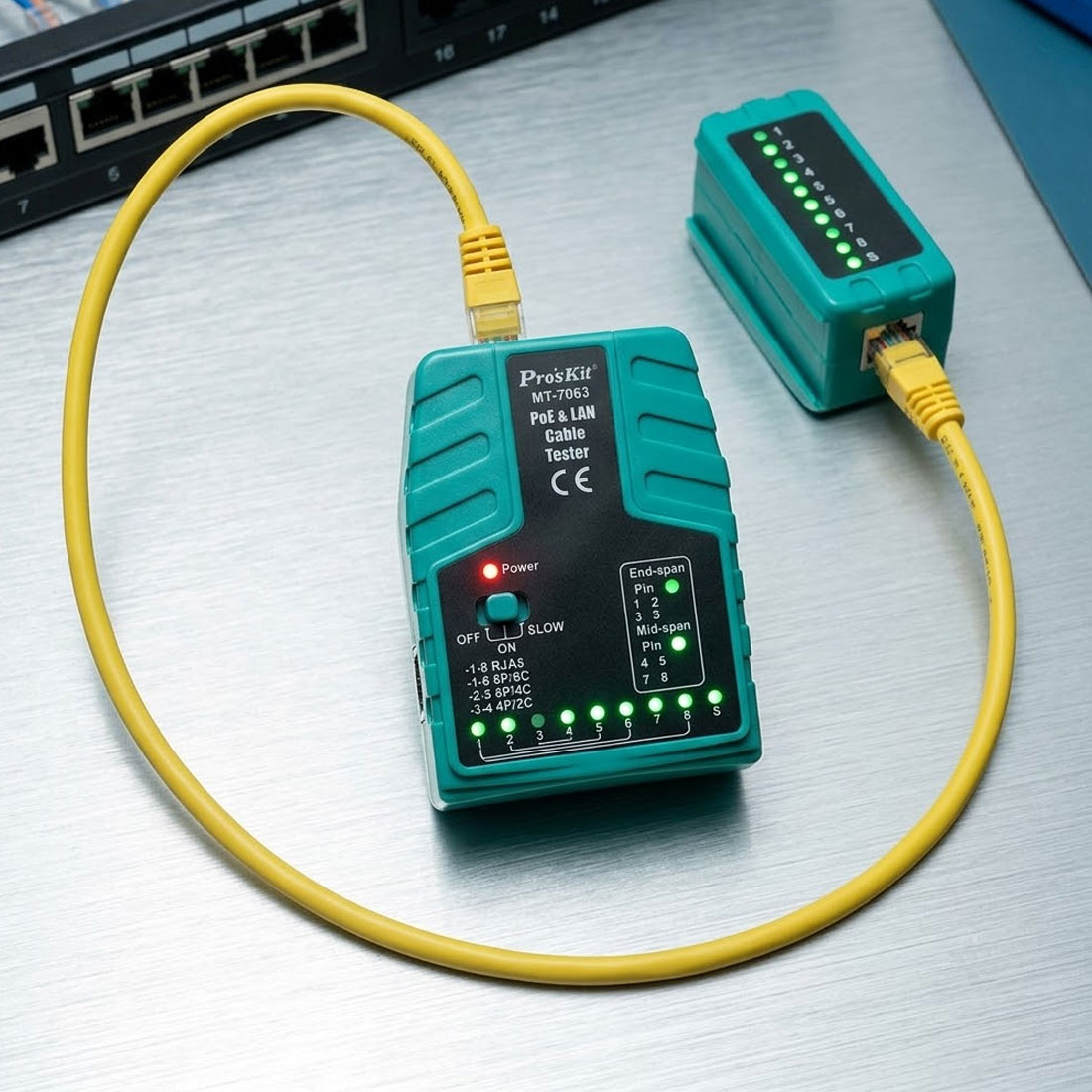 UN17436 Lan tester MT-7063 PoE&LAN