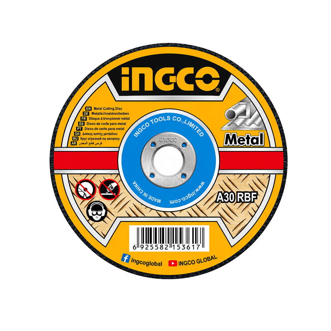 UN17743 Rezna ploča za metal 125x1.2 - MCD121251 INGCO 25/1