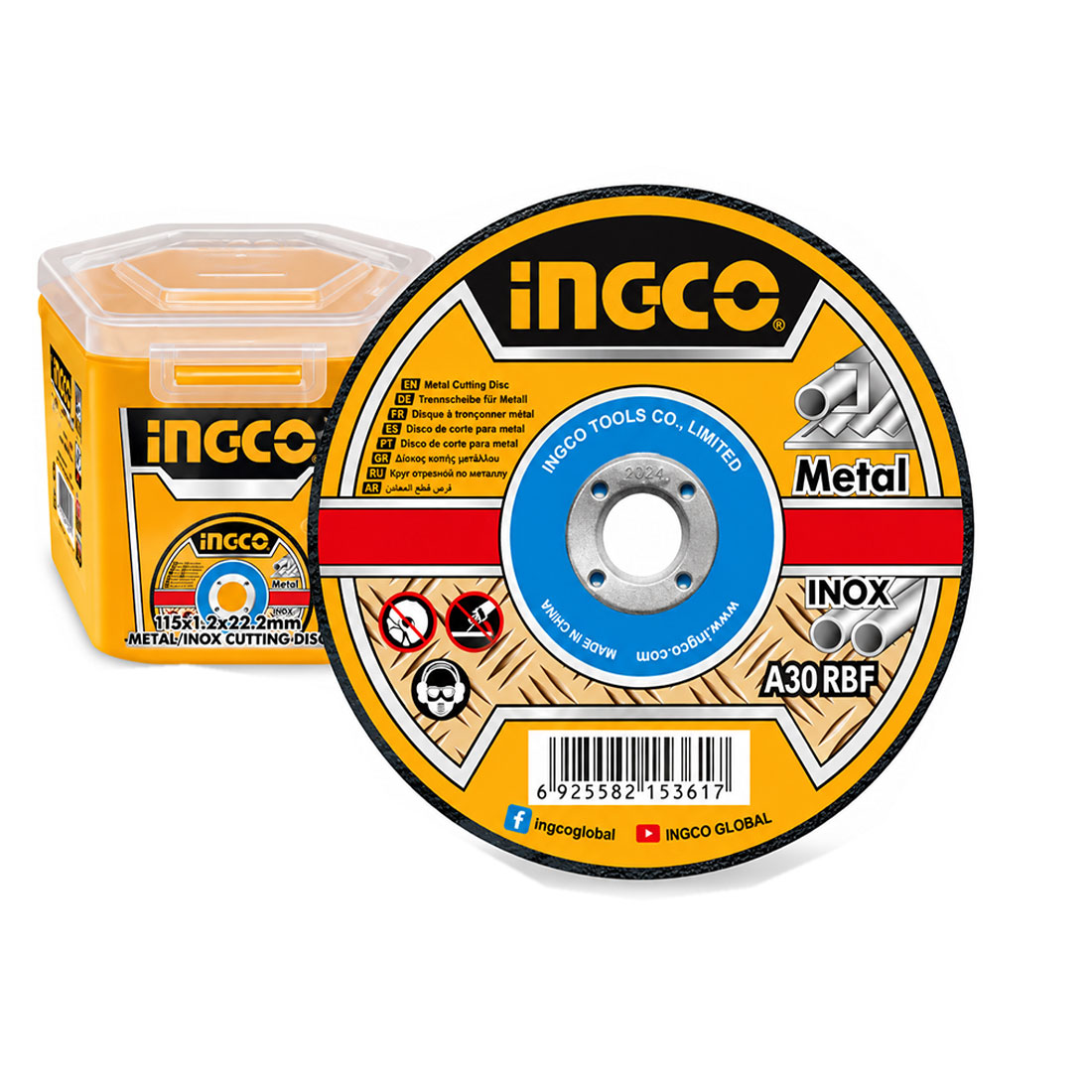 UN17742 Rezna ploče za metal 115x1,2  - MCD1211550 INGCO 50/1