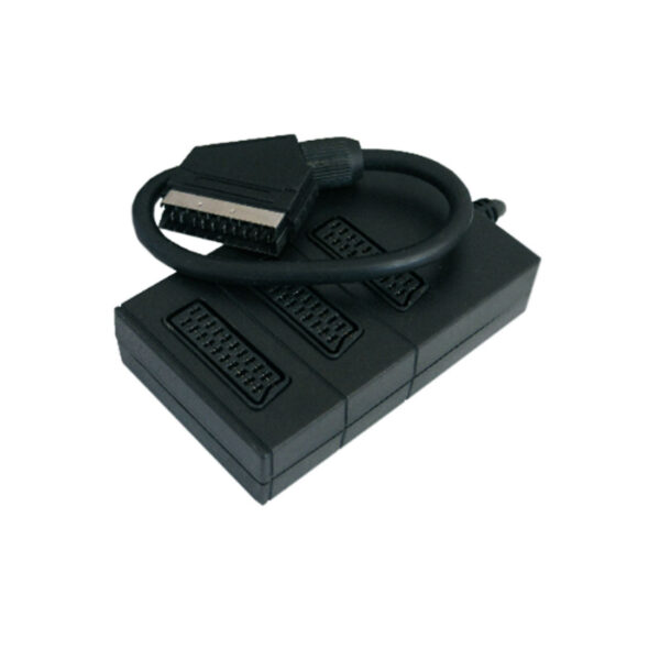 KS3SP21 kabel SCART – 3x SCART, 21-polni