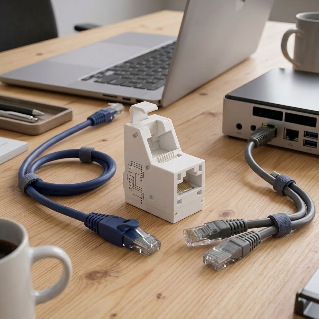 UN15587 Splitter Network Tel MŽŽ RJ45