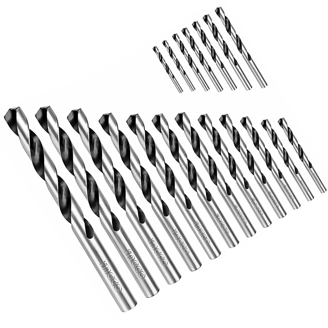 Svrdlo za metal HSS set 19kom - AKDB1195 INGCO DIN 338