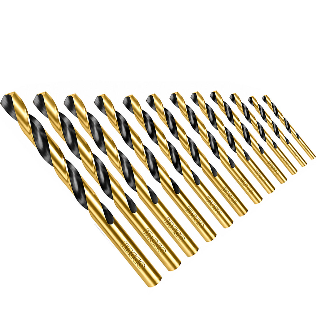 Svrdlo za metal HSS twist 12kom set - AKDB1125 INGCO DIN 338