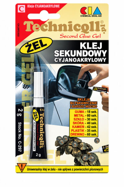 UN16314 Technicqll C-297 Ljepilo Cijanoakrilatno SEKUND Gel  2g
