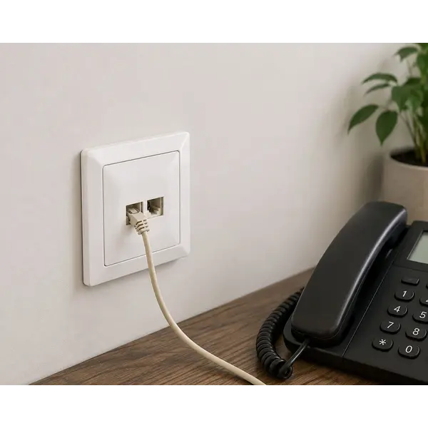 UN12691 WL 1412L Telefonska utičnica dupla