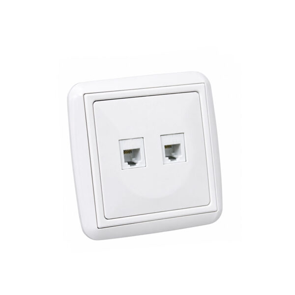Telefonska utičnica dupla RJ11 Cat.3 WLT 1412