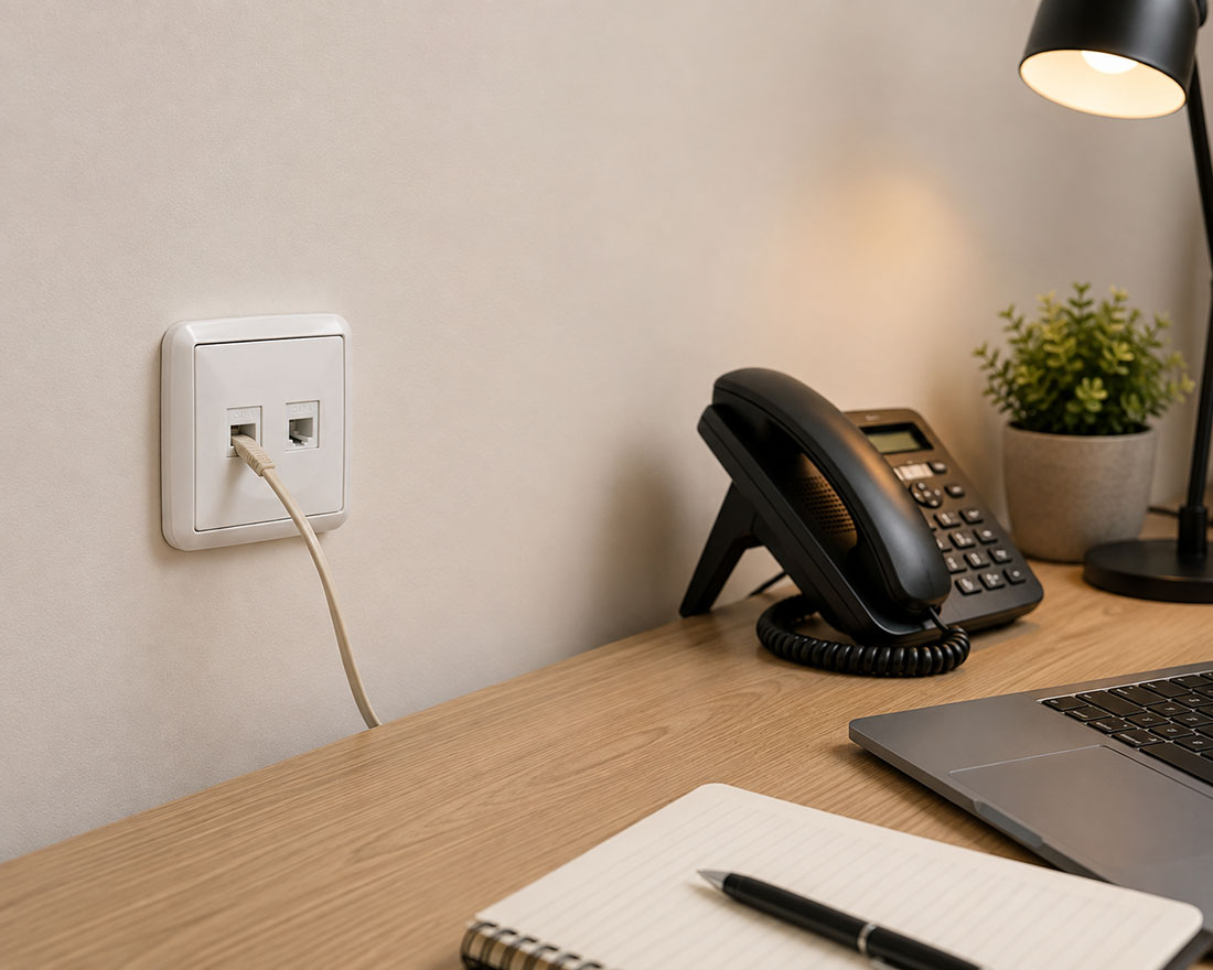 UN16544 WLT 1412 Telefonska utičnica dupla