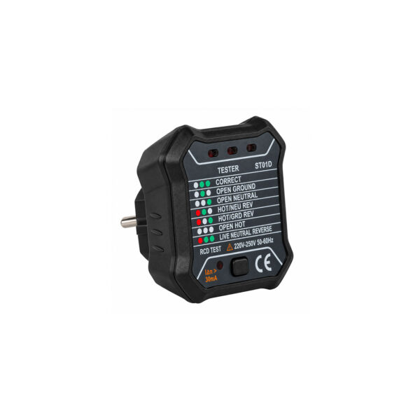 Tester za šuko utičnice ST-01D – RCD tester