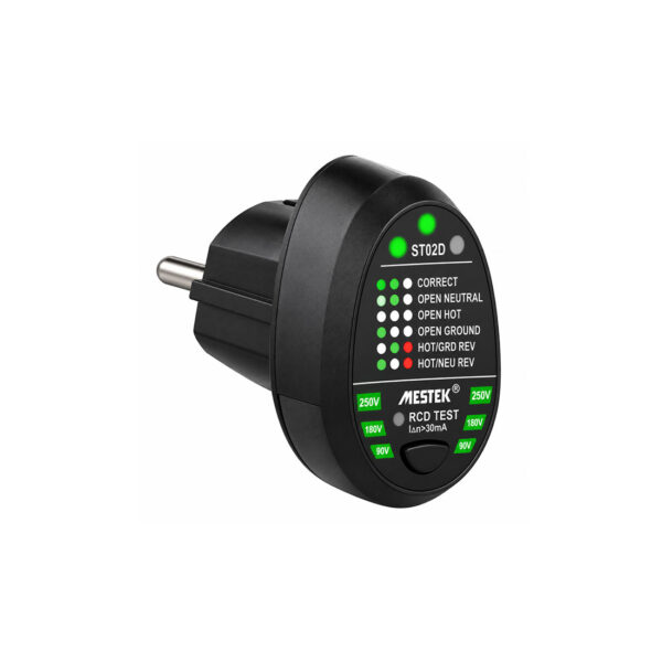 Tester za šuko utičnice ST-02D – RCD tester