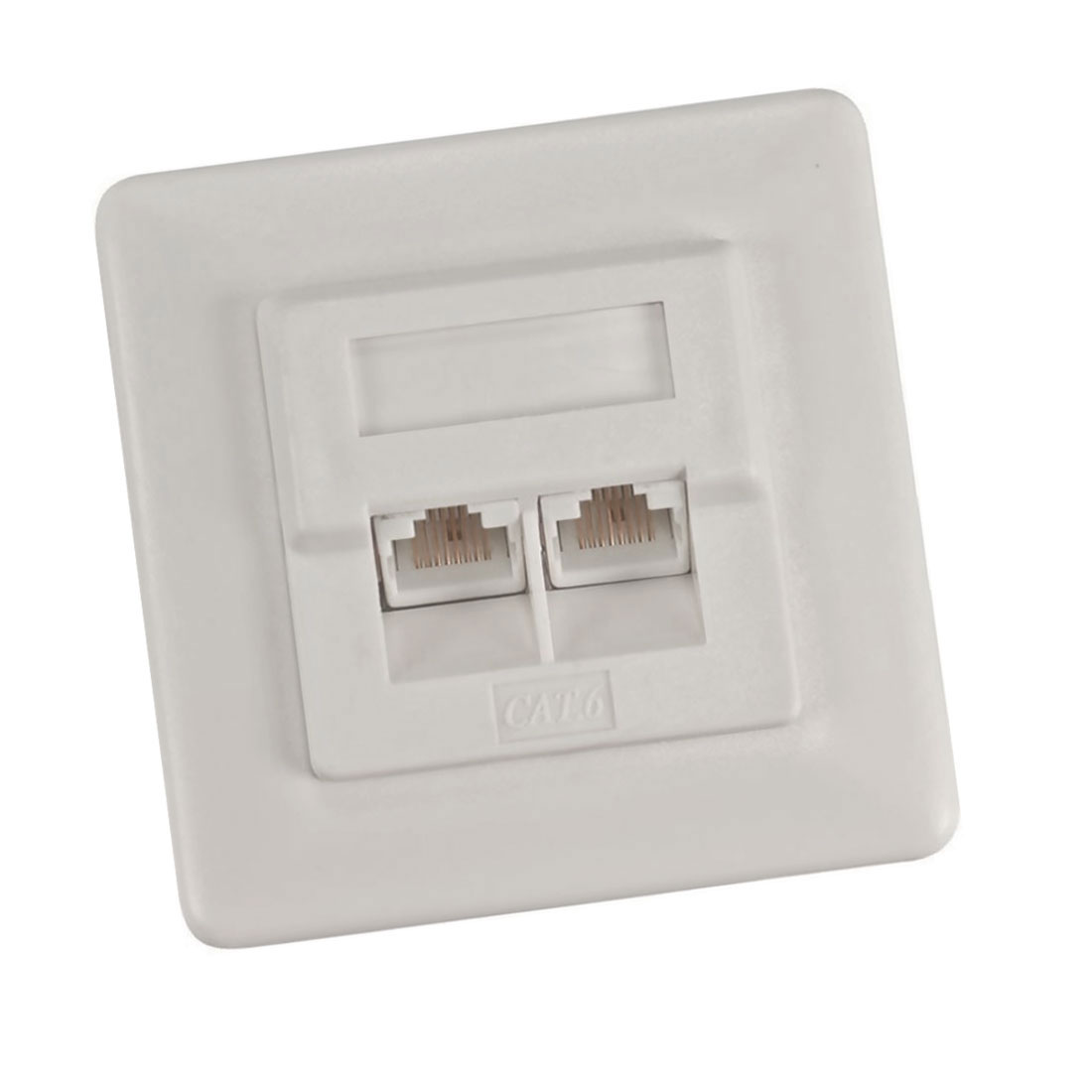 UN15811 Utičnica Cat6 2xRJ45 podžbukna bijela