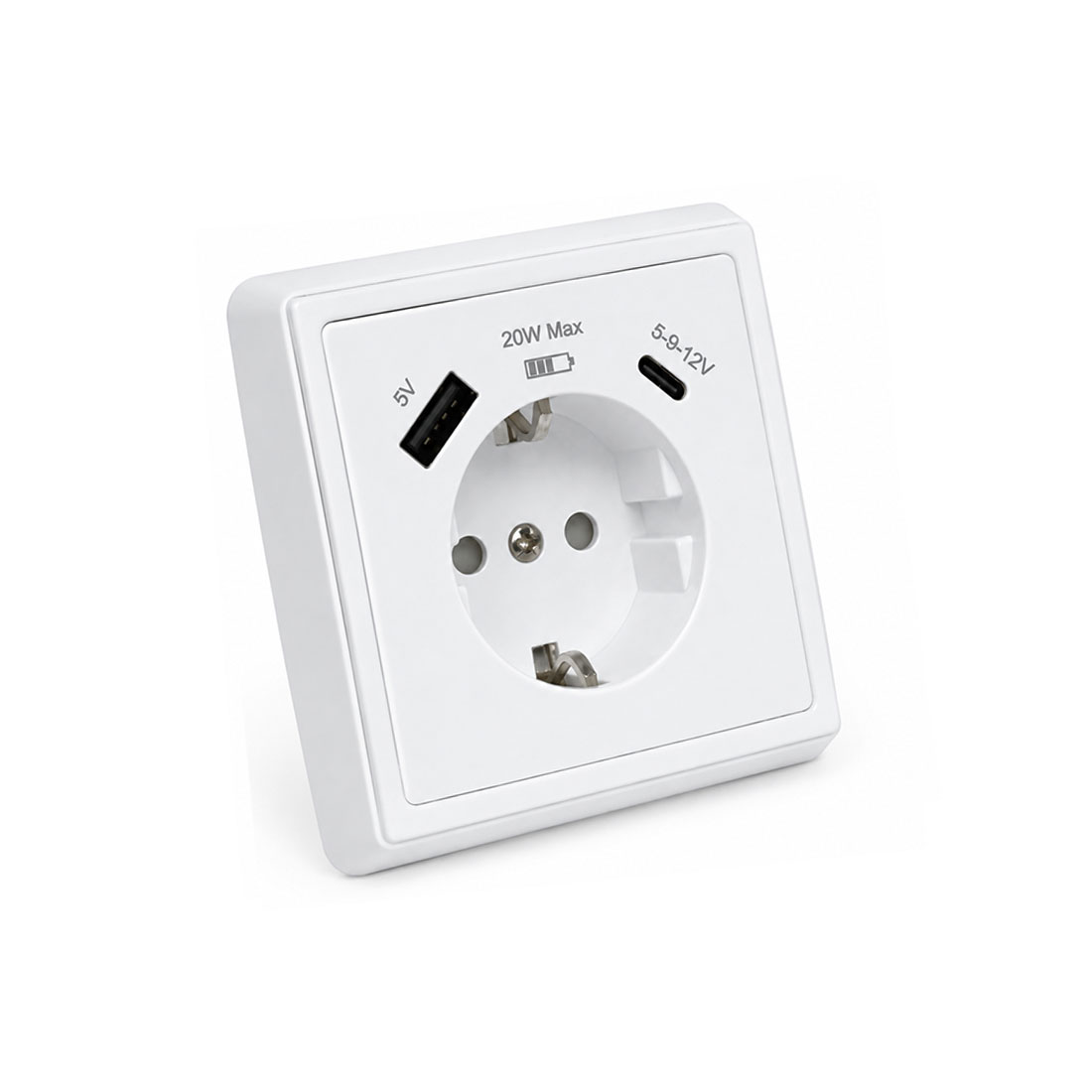 UN17921 WLT 1238LT Utičnica shuko USB A+C